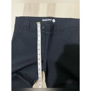 Betabrand NWT Women Small Long Black Two-Pocket Straight Leg Yoga Dress Pants thumbnail 10