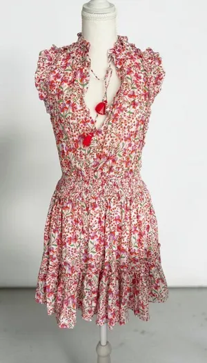 POUPETTE ST. BARTH floral Drop Waist Dress Size XS thumbnail 1