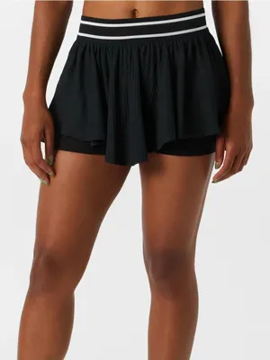 Black Active Tennis Skort Size M thumbnail 1