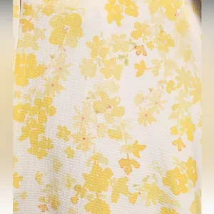 Anthropologie Charlie Holiday Lola Lemonade Floral Skater Skirt/smock crop set thumbnail 6