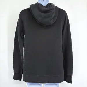 Lululemon Scuba Hoodie Women 2 Black Funnel Neck Pullover Fleece Pockets‎ thumbnail 4