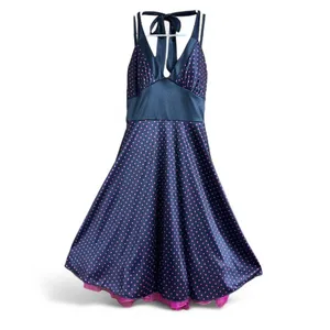 Y2K Ruby Rox Polka Dot Halter Dress size Small thumbnail 2