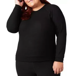 Beyond Yoga Plus Raglan Sleeve Bopo Pullover in Black, NWT, Size 1X thumbnail 1