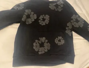 men’s denim tears hoodie Black Size L thumbnail 1