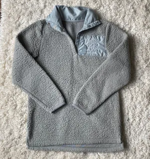 Comfort Colors Delta Zeta Sherpa Pullover thumbnail 1