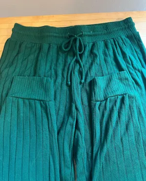 Stars Above Green Cozy Ribbed pants thumbnail 2