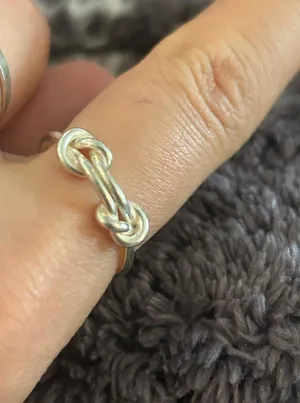 Z75 size 8.75 ring 925 sterling silver thumbnail 1