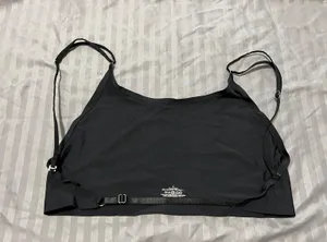 SheIn NEW SOLID SEAMLESS BACKLESS BLACK BRA thumbnail 6