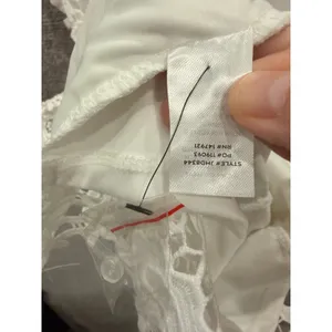 Lulus Womens Dress M White Remarkable Lace Open Back Scalloped Mini Dress thumbnail 6