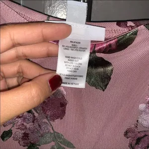 Sweet Storm ✨Floral Mesh Ruched Mini Dress✨ thumbnail 4