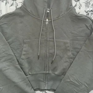 Garage Sage Green Cropped Hoodie thumbnail 2