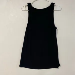 HATCH Black Henley Tank Top Size s Sleeveless Maternity Relaxed Fit thumbnail 4