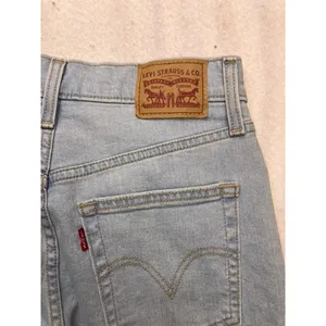 Levi's High Waisted Taper Jeans Women 28 Light Blue‎ Stretch Denim Classic thumbnail 8