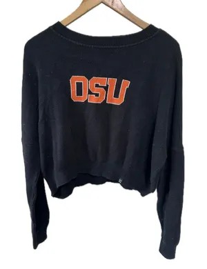 Hype And Vice Oregon State University OSU Beavers 100% Cotton Rib Knit Sweater S thumbnail 1