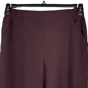 Fabletics Large Downtown Wide Leg Pants UPF Wicking Stretch Lightweight Hi-Rise thumbnail 4