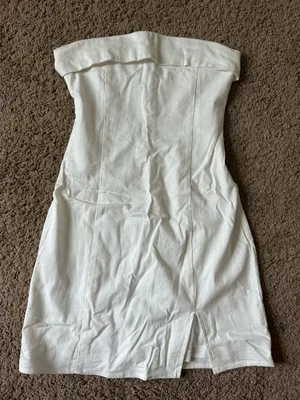 Sky to Moon White Mini Dress thumbnail 1