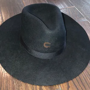 CHARLIE 1 black felt cowboy western hat size large thumbnail 2