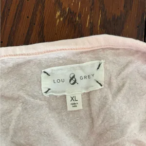 Lou & Grey Long Sleeve Cutout Arm Top Boat Neck Size XL Pink thumbnail 2