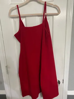 HOT! Red mini dress Size XL thumbnail 4