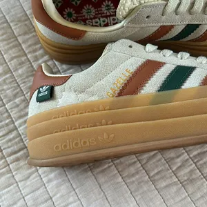 Adidas Gazelle Bold cream maple leaf 3stripe Womens rubber sole sneakers 7 thumbnail 13