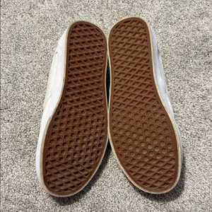 Vans Classic White Canvas Slip-Ons thumbnail 3