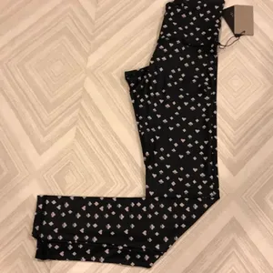 Strut This Black Leggings with Five Card Suits - One Size thumbnail 1