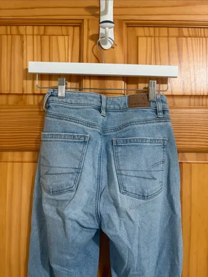 American Eagle Stretch Distressed Mom Jeans Size 000 thumbnail 6