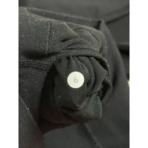 Lululemon Wunder Under High Rise Leggings Black Luon Full Length Size 6 Training thumbnail 3