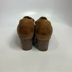 Clarks Sashlin Aleta‎ booties shooties brown leather size 8 thumbnail 5