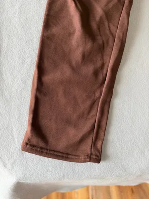 NEW Brown Pull On Waist Open Straight Leg Sweatpants Size 2XL #260785 thumbnail 4