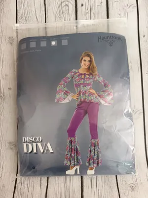 Hauntlook Disco Diva Dancing Queen Adult Halloween Costume Women’s Size XL NEW thumbnail 2