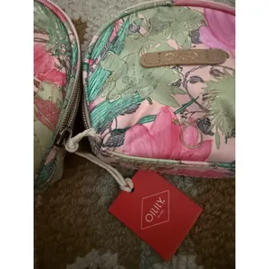 New Y2K Oilily Cosmetic Organizer Toiletry Bag 2 Sizes Pink paisley floral thumbnail 5