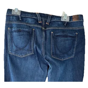 VTG U by‎ Yanuk Flared Bootcut Blue Jeans 28 Dark Wash 90s thumbnail 4