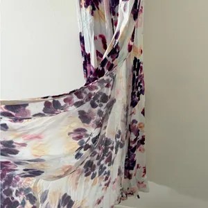 Revolve NWT- SOMEDAYS Lovin Lonely Ivory Floral Print Side Slit MaxiDress size xs thumbnail 12