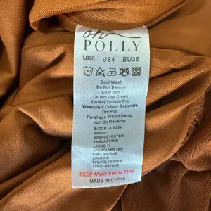 OH POLLY Cari Strapless Ruched Midi Midaxi Dress Copper Brown Size 4 NEW thumbnail 10