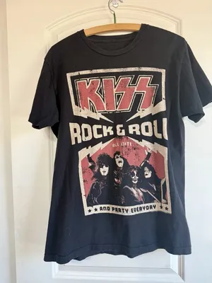 KISS Rock N Roll All Night And Party Everyday Vintage Style T-shirt Womens thumbnail 6