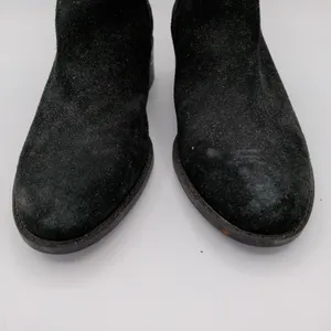Cole Haan Black Suede Waterproof Ankle Boots G14 D42388‎ Womens 6.5B Lug Sole thumbnail 5