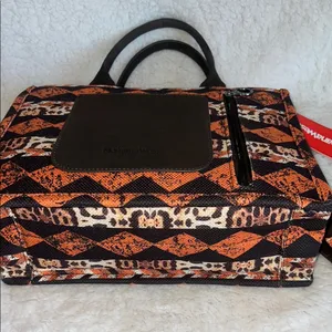 Montana West‎ Orange and Black Southwest Tote Bag thumbnail 10