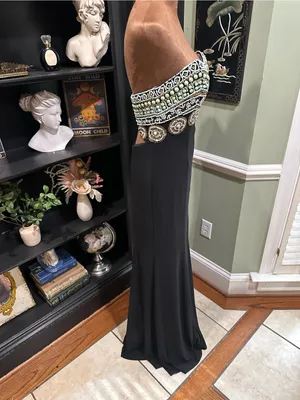 Rachel Allan Beaded Sweetheart Gown with Cutout Back – Size 4 thumbnail 10