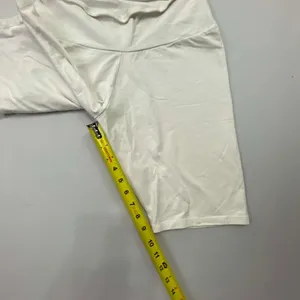 Ambience Women's White High-Waist Biker Shorts Size 1X thumbnail 5