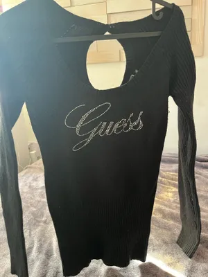 🖤 GUESS Black Rhinestone Sweater thumbnail 2