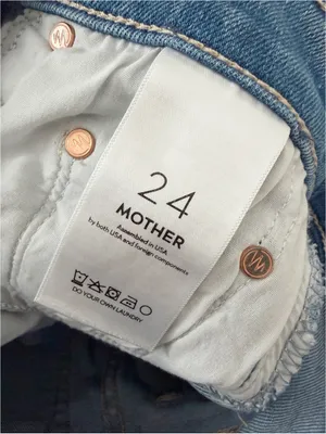 MOTHER Mid-Rise Rider Hover Jean in Swing and a Miss Size 24 thumbnail 10