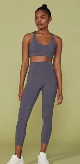 x Econyl High Rise Cropped Leggings thumbnail 1