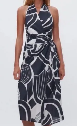 ZARA Nicole Print Wrap Dress thumbnail 1