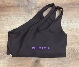 Peloton Brown One-Shoulder Bra thumbnail 1