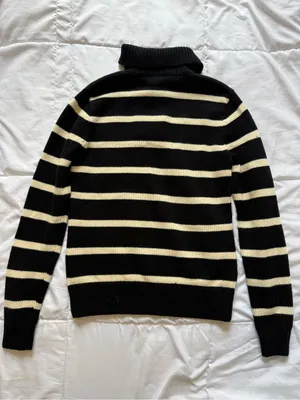 Ralph Lauren Striped Toggle Neck Sweater thumbnail 8