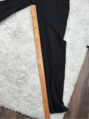 prAna Women’s Black Stretch Pants Size Small Pull On Wide Waistband thumbnail 7