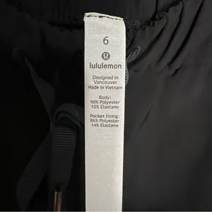 Lululemon On The‎ Fly Athleisure Black Pull On Tie Front Skirt thumbnail 10