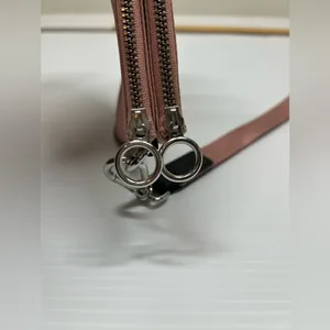 Lululemon Now and Always Pouch Salmon Pink Silver Hardware Removable Wrist Strap thumbnail 8