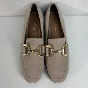 Diba True Size 10 About It Slip On Loafers Suede Leather Beige 54925 Appel Crisp thumbnail 8
